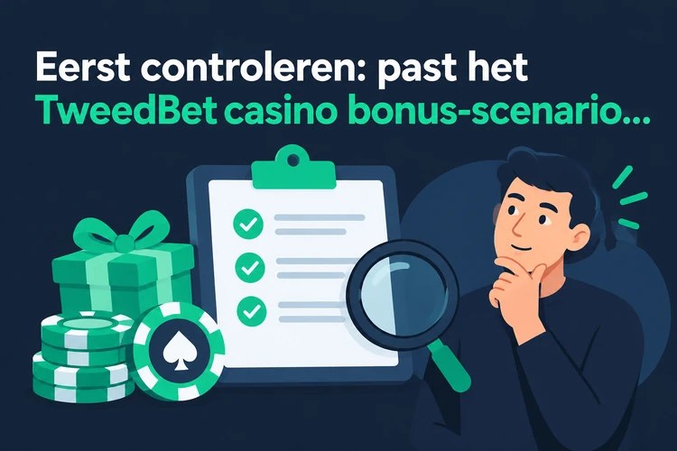 Eerst controleren: past het TweedBet casino bonus-scenario bij je?