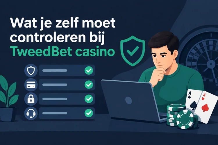 Wat je zelf moet controleren bij TweedBet casino